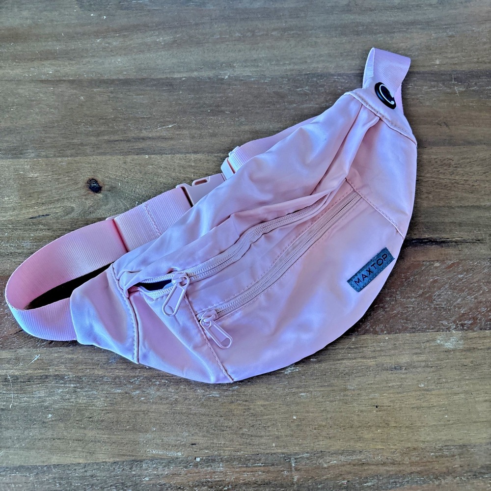 MAXTOP Adjustable Crossbody Fanny Pack Waist Bag Shoulder Bag PINK